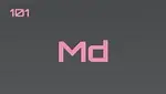 锫系元素 钔 (Md)
