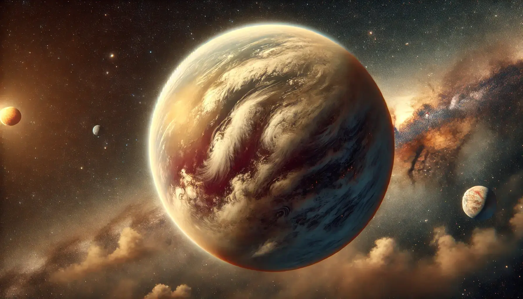 具密集大气的类地行星